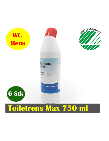Toiletrens Max Svane 750ml 6stk/kar 