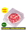 Plastic tray w/hinged lid Cace - 