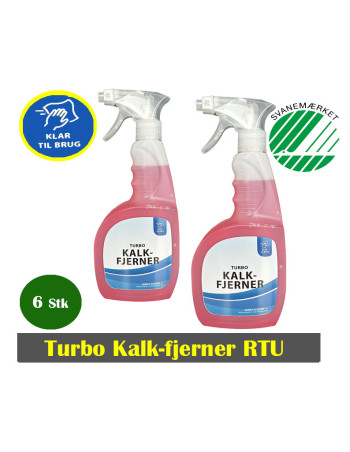 Turbo Kalk-fjerner RTU 750 ml. Sprayflaske. 2