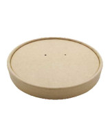Lids for Soup/Deli Bowl Brown 950ml 16x50pc/box - 
