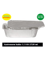 Foil tray ½ form 