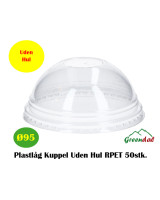 Glass Smoothie Pulsar (LID) Dome Box.32x50pc/pack - 