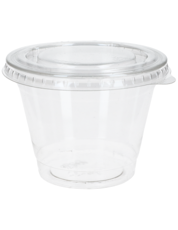 Glass Smoothie Pulsar (LID) Flat w/cross 32x50pc/box -  2