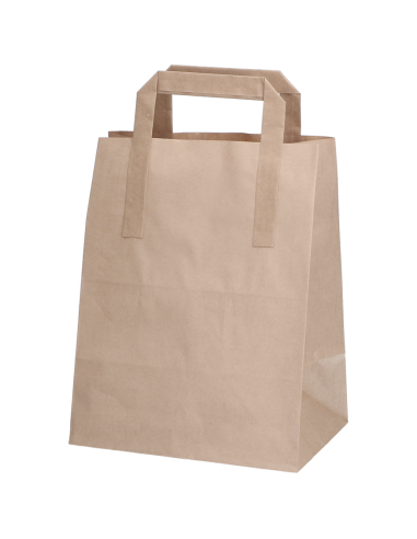 Bærepose Papir 4.9L Brun 250stk/kar - 