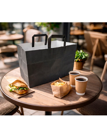 Carrier bag Paper 17L wite250pc/box -  2