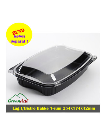 Lid for 2-room Bistro Transp Krt.6x50sk/pk. -  2