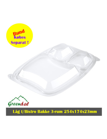 Lid for 3-room Bistro Transp Krt.6x50sk/pk. - 