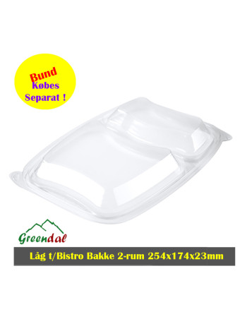 Lid for 2-room Bistro Transp Krt.6x50sk/pk. - 