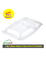 Lid for 2-room Bistro Transp Krt.6x50sk/pk. - 