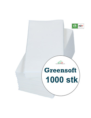 Servietter Airlaid GreenSoft 40x40cm Airlaid 1/8 fold 