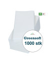 Napkin GreenSoft 40x40cm Airlaid 1/8 fold White 1000pc/box - 