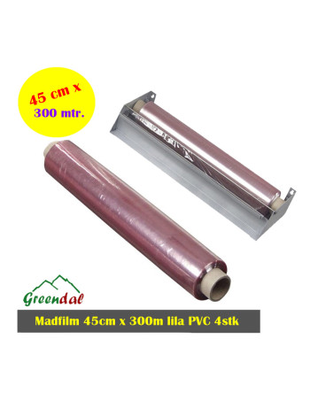 Food film 44cmx300m PVC 4roll/box - 