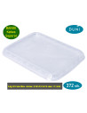 Lid for Tray forme 232x 183 x 16 mm  Transp. - 