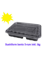 Sushi / Bento Tray 5-room 200pc/box - 