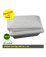 Ice box 500 ml with lid flamingo. - 