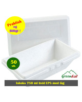 Ice box 750 ml with lid flamingo. - 