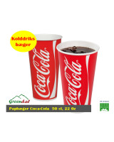Drikkebæger Coca Cola Pap 50 cl.