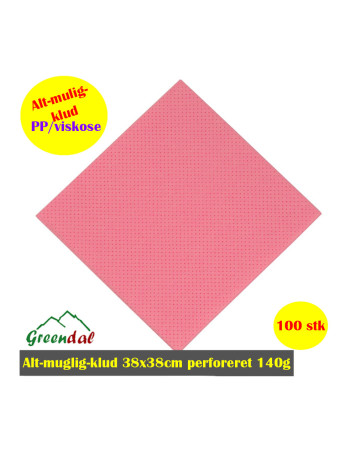 Universal cloth 145gr Red 38x38cm 100pc/pack - 