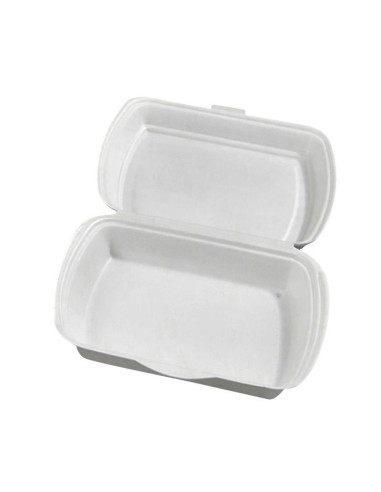Foam Tray Thermo 1-Room White 2x125pc/Box - 