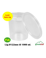 Condi bøtte 12,3cm Ø122mm 1000 ml.
