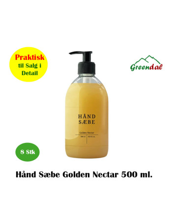 Golden Nectar håndsæbe. 8x500 ml.