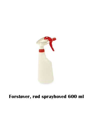 Forstøver rød sprayhoved, 600 ml