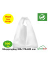 Carrier bag Non-woven 30L Rcyk. white 500pc/box - 