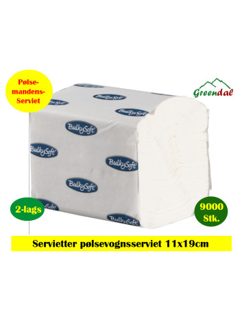 Napkin hot dog stand napkin 11x19cm 36x250pc/box - 