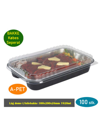 Lid for Aluminium tray Ready2Cook 1920ml. 2x100pcs. - 