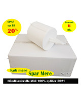 Aftørringspapir 100% nyfiber Green lux 1-lags 270m (5021) 