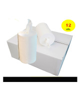 Wiping paper Green lux 1-layer 100m (5012) 12roll/box - 