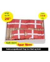 Flag Kransekage eller Cocktail m/pinde 144stk/pak