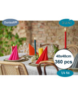 Bio Dunisoft® serviet 40 x 40 cm Sort - 