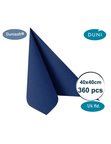 Bio Dunisoft® serviet 40 x 40 cm dark Blue - 