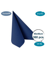 Bio Dunisoft® serviet 40 x 40 cm Mørkeblå