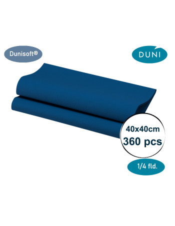 Bio Dunisoft® serviet 40 x 40 cm Mørkeblå 2