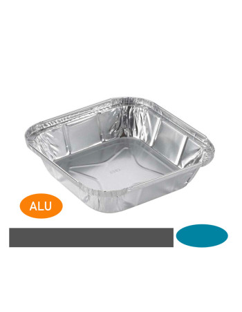Alubakke 542 ml 153x153x34 mm 100 stk. 2
