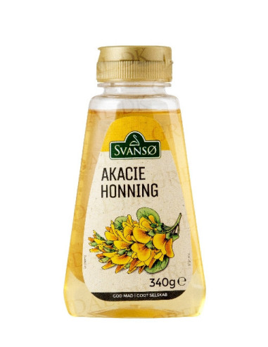 Honning akacie Svansø 340g 12stk/kar - 