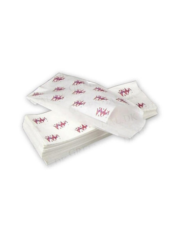 French Hot dog Bag FoodLine White 1000pc/pack - 