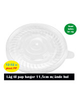 Lid Soup/Deli Bowl Nature Cardboard Brown 8oz/400ml 10x50pc/box - 