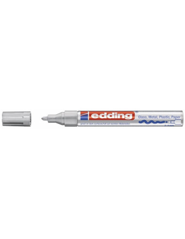 Marker Edding 750 permanent hvid 2-4mm - 