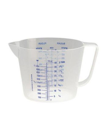 Målekande 1 ltr PP plast klar - 