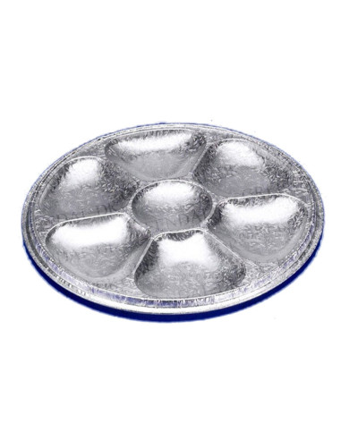 Catering platter w/7 compartment Ø277xH15mm 70pc/pack - 