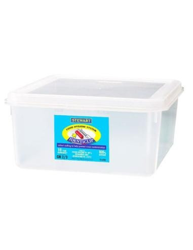 Container plastic for food 2/3 GN. Including Lid - 
