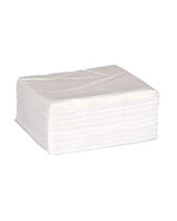 Napkin Art 40x40cm 3-layer 1/4 fold White 1200pc/box - 
