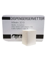 Dispenserserviet Only One 2-lags 16,5x22cm 40x200stk/kar - 