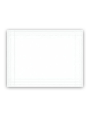 Placemats Dunicel Duni white 30x40cm 100pc/pack - 