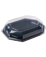 Lid t/ Serving dish Small Clear RPET50pc - 