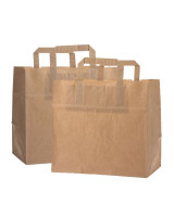 Carrier Bag Paper 13L Brown 250pc/box - 