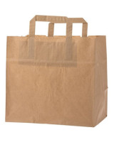 Carrier Bag Paper 13L Brown 250pc/box - 